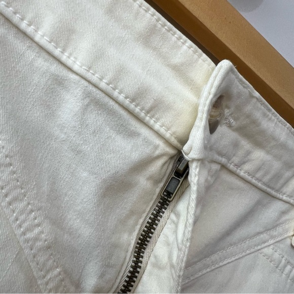 Anthropologie Amadi NWT Ivory Straight Leg Pant - Picture 2 of 12